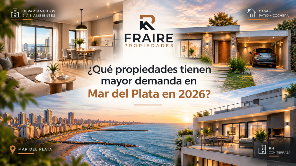 ¿Qué propiedades tienen mayor demanda en Mar del Plata en 2026?