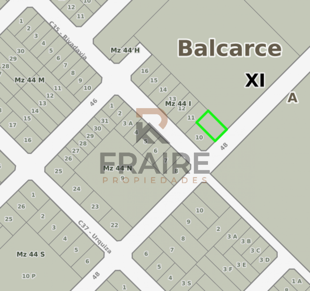LOTE DE 15,60 X 25 - BALCARCE