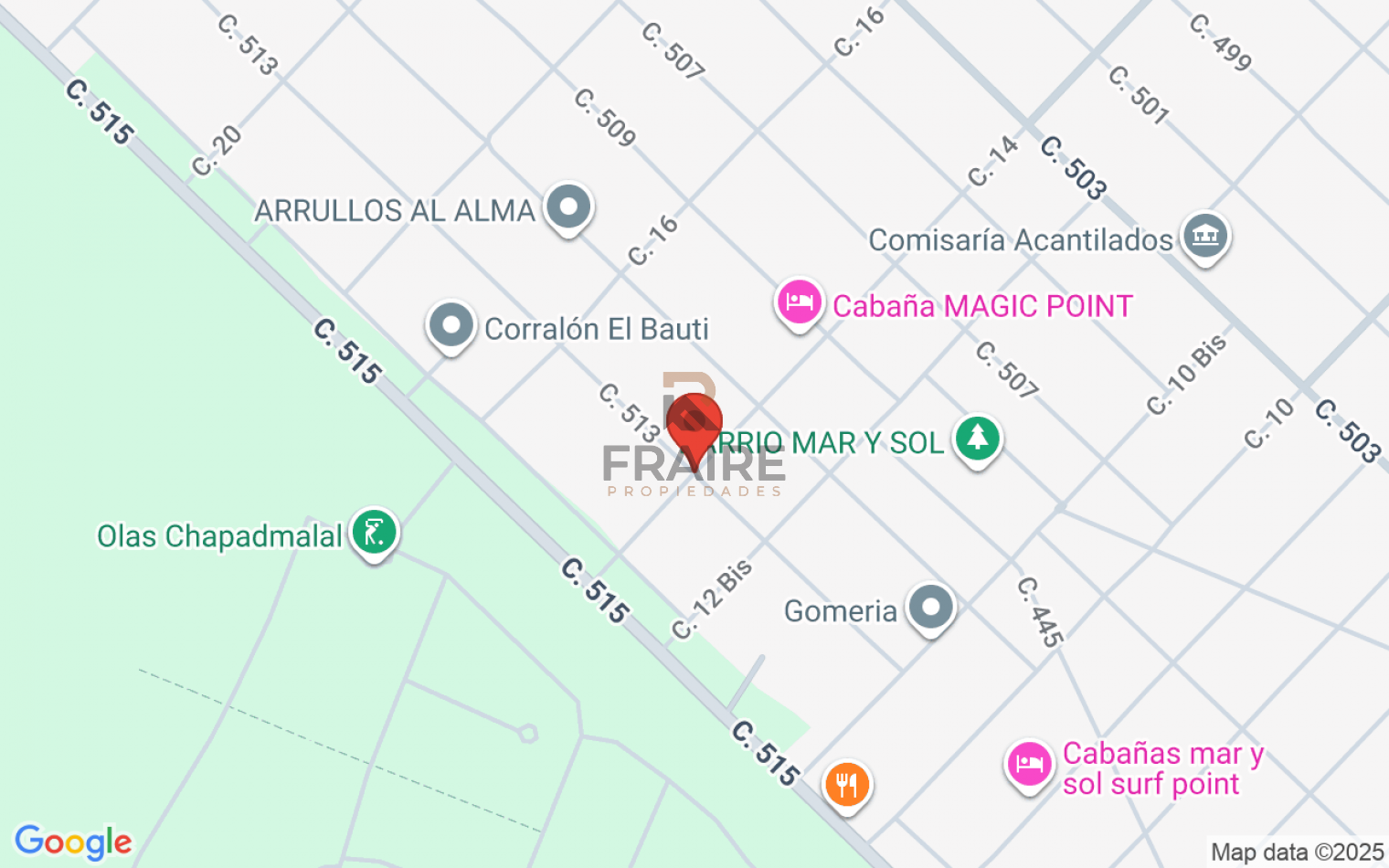 LOTE DE 15m X 40m - ACANTILADOS