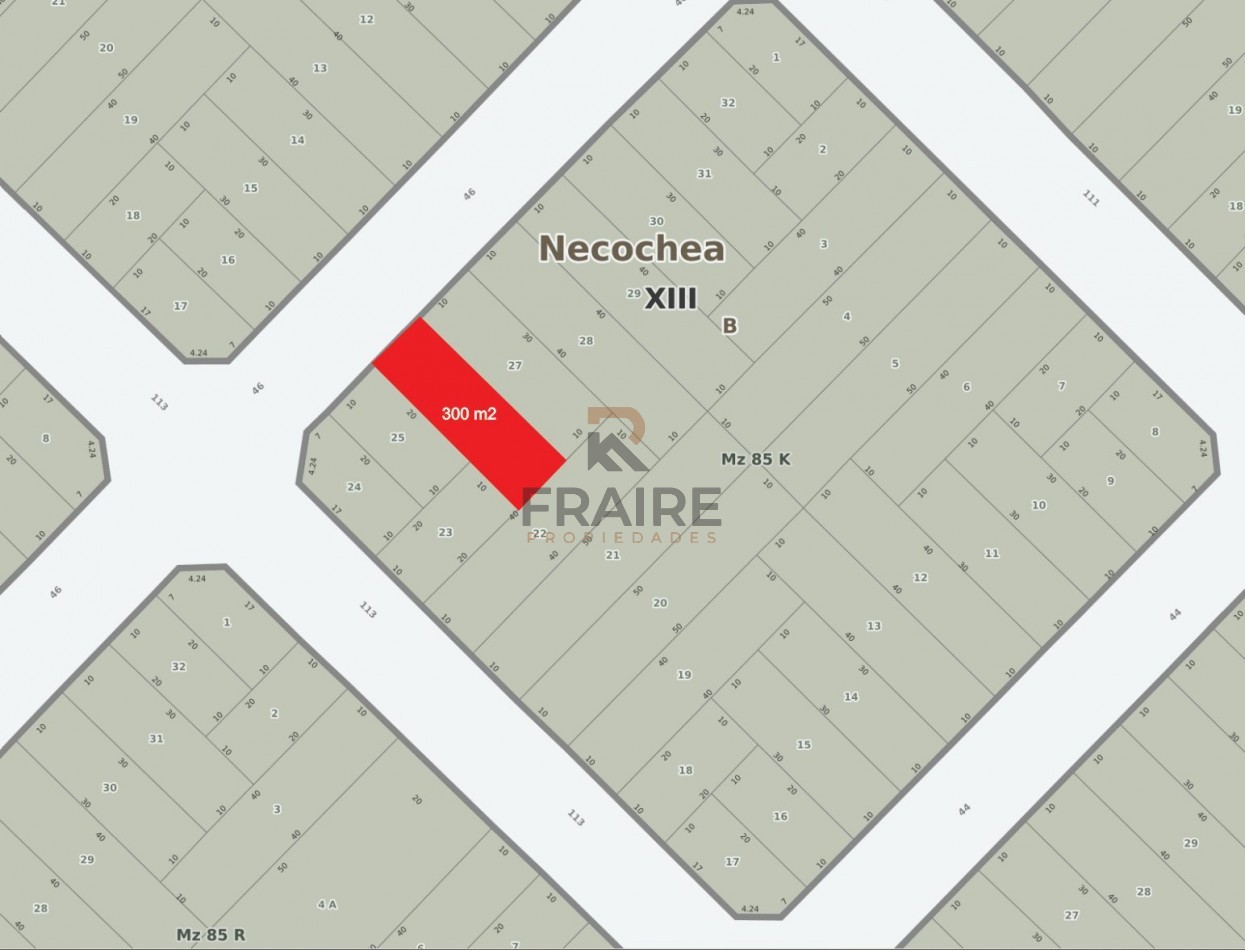LOTE DE 10m x 30m - NECOCHEA